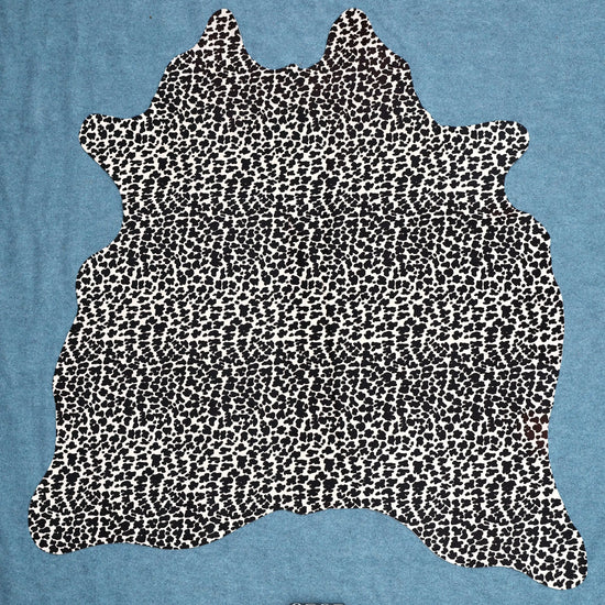 Kuhfell Schwarz Weiß (1414) bedruckt