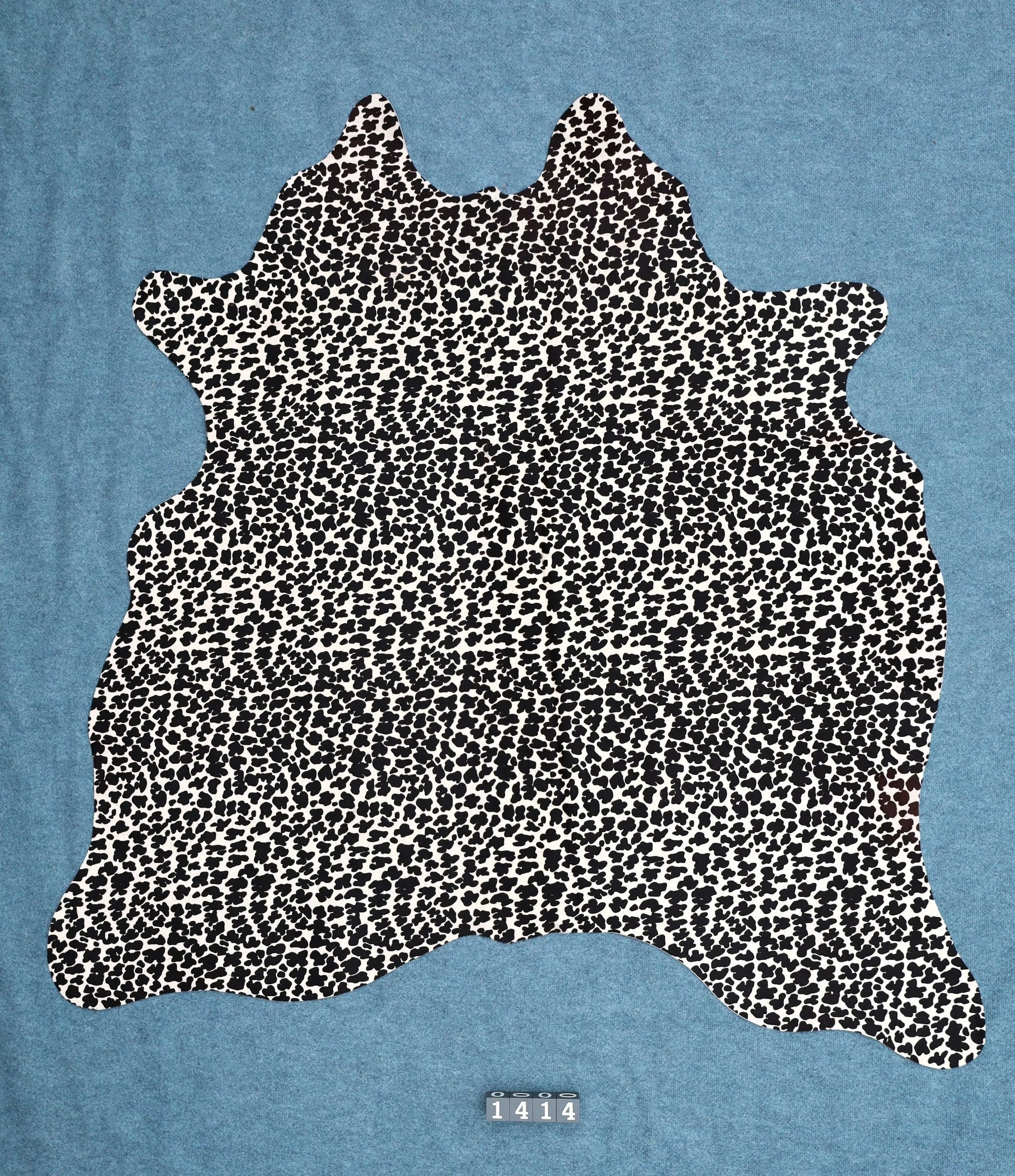 Kuhfell Schwarz Weiß (1414) bedruckt