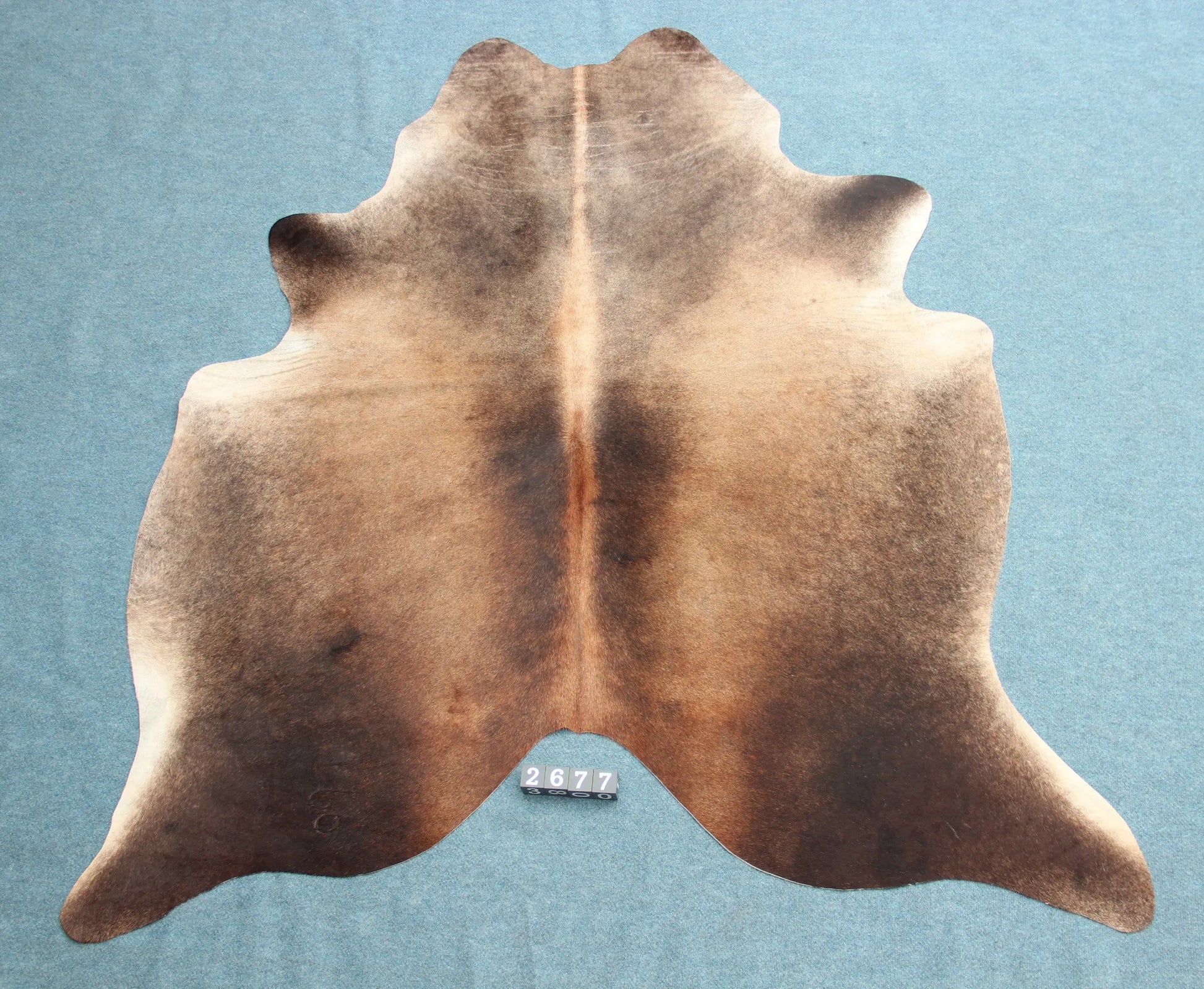 Kuhfell Braun Weiß (2677) 2-3 qm