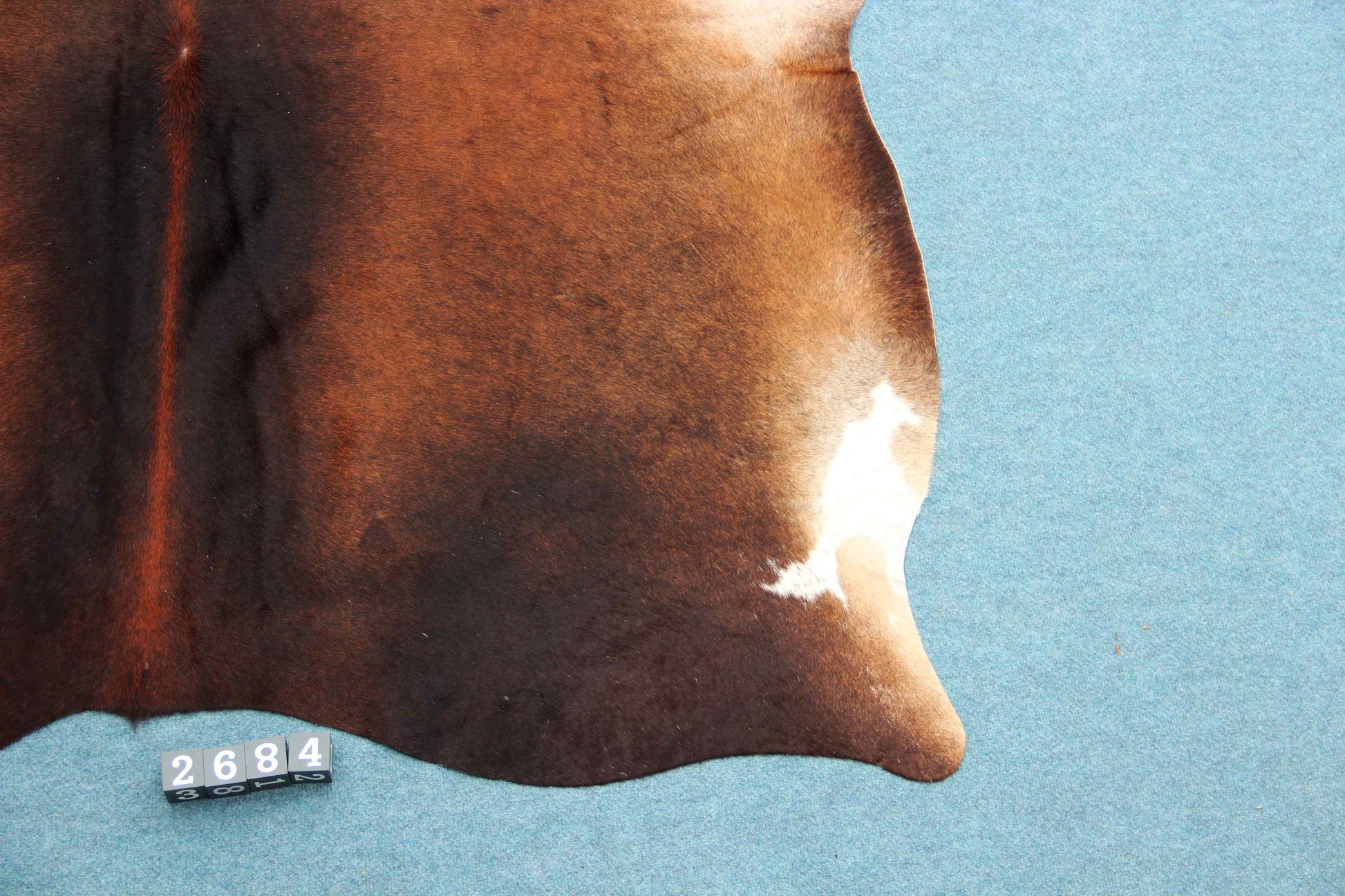 Kuhfell Braun Schwarz Weiß (2684) 2-3 qm