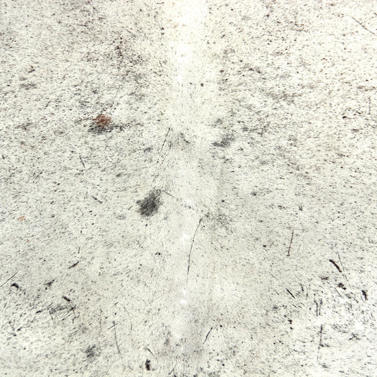 Kuhfell Grau Weiß (2689) 2-3 qm Silber-Schimmer