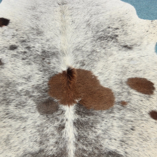 Kuhfell Grau Braun Schwarz Weiß (2703) 2-3 qm