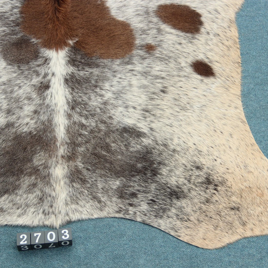 Kuhfell Grau Braun Schwarz Weiß (2703) 2-3 qm