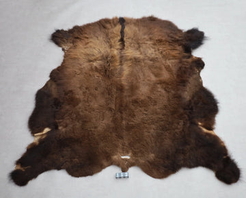 Hochwertiges Bisonfell  Einzigartiges Naturprodukt (ca. 230 x 218 cm) Nr. 112