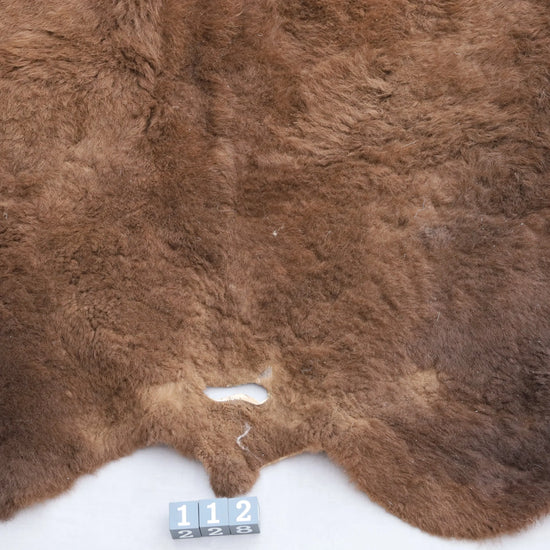 Hochwertiges Bisonfell  Einzigartiges Naturprodukt (ca. 230 x 218 cm) Nr. 112