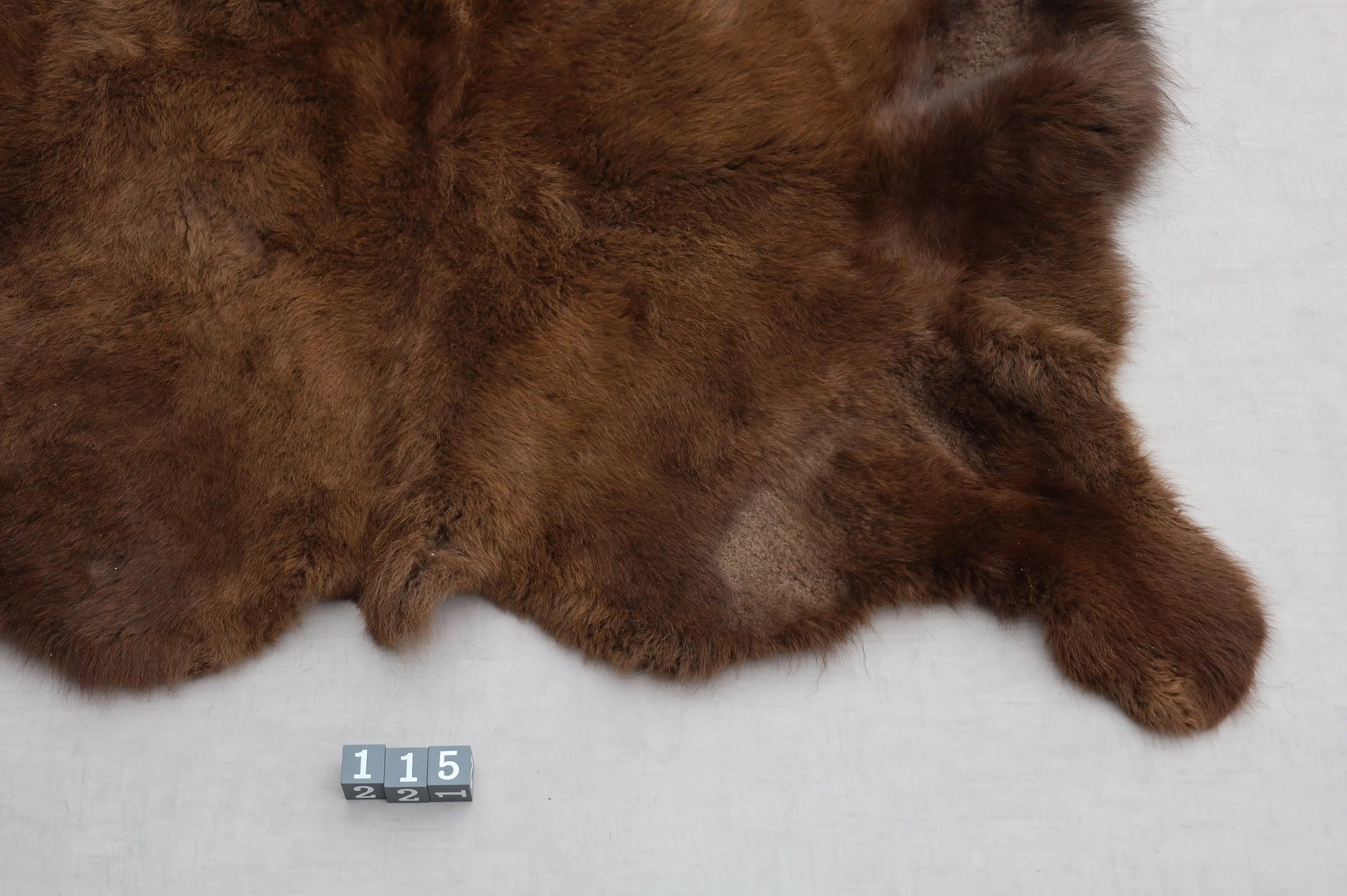 Hochwertiges Bisonfell  Einzigartiges Naturprodukt (ca. 265 x 166 cm) Nr. 115