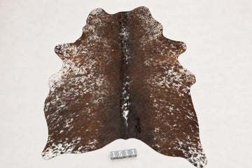 Kuhfell Braun Schwarz Weiß Salz & Pfeffer (1511) 1-2 qm