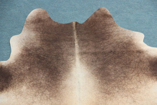 Kuhfell Beige Braun Weiß (3470) 3-4 qm  Gerberei Birke Fellshop