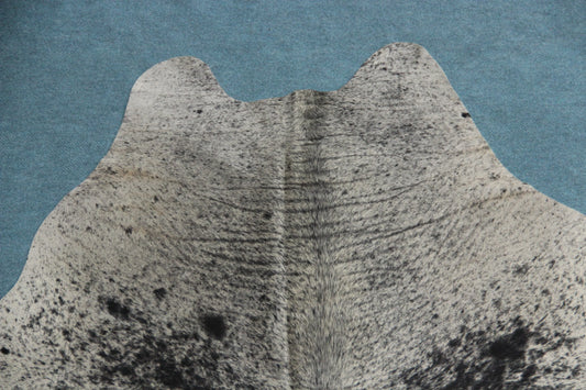 Kuhfell Schwarz Grau Weiß Salz & Pfeffer(3472) 3-4 qm  Gerberei Birke Fellshop