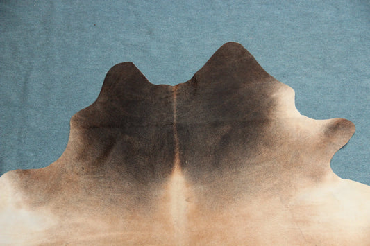 Kuhfell Braun Beige Schwarz (3473) 3-4 qm  Gerberei Birke Fellshop