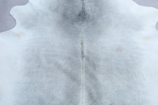 Kuhfell Grau Weiß Beige (3474) 3-4 qm  Gerberei Birke Fellshop