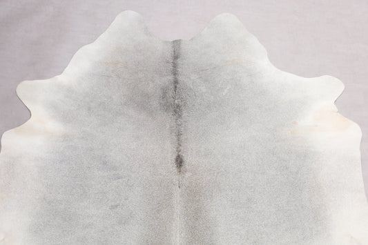 Kuhfell Grau Weiß Beige (3477) 3-4 qm  Gerberei Birke Fellshop