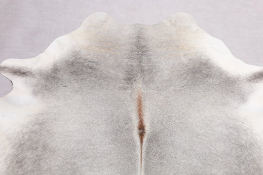 Kuhfell Grau Weiß Beige Braun (3478) 3-4 qm  Gerberei Birke Fellshop