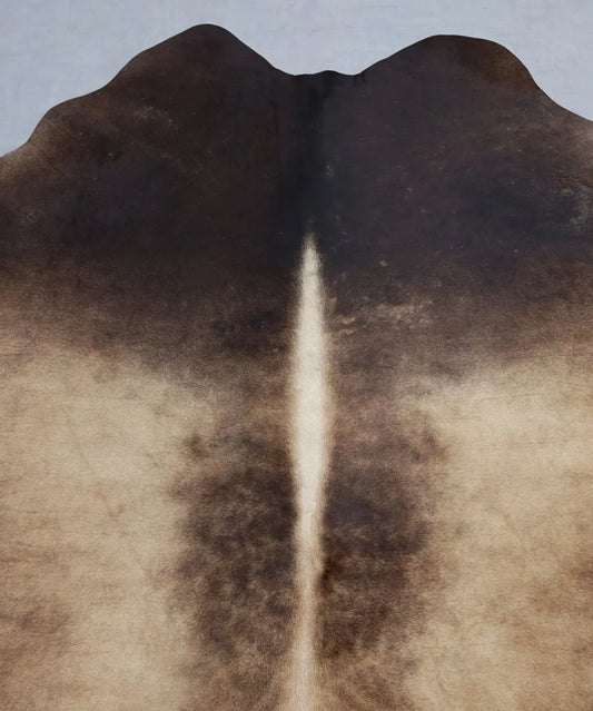 Kuhfell Braun Beige Weiß (3483) 3-4 qm  Gerberei Birke Fellshop