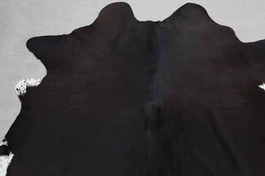 Kuhfell Schwarz Weiß Braun (3488) 3-4 qm  Gerberei Birke Fellshop