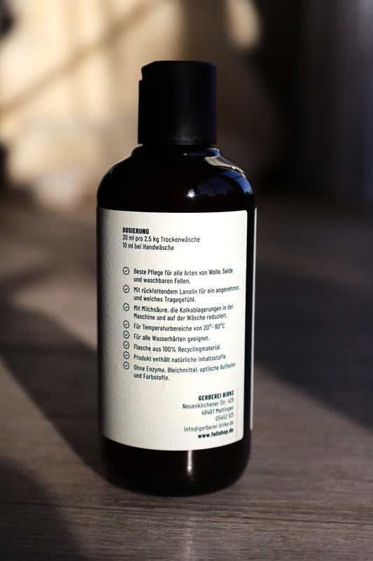 Das Premium Waschmittel Felle, Wolle & Seide Gerberei Birke Fellshop