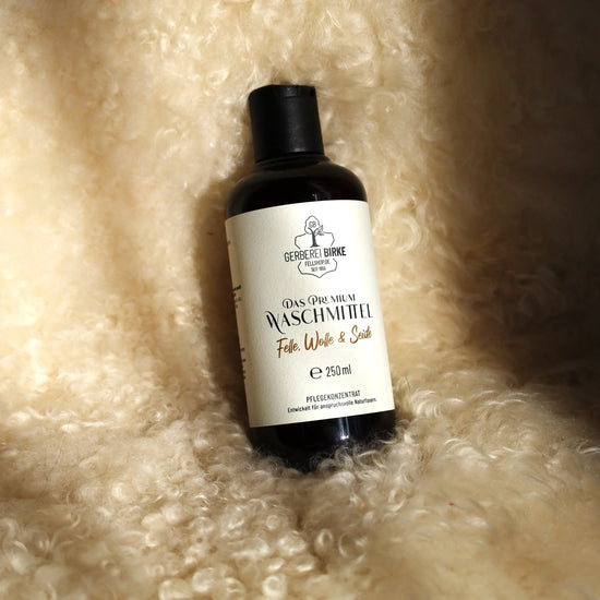 Das Premium Waschmittel Felle, Wolle & Seide Gerberei Birke Fellshop