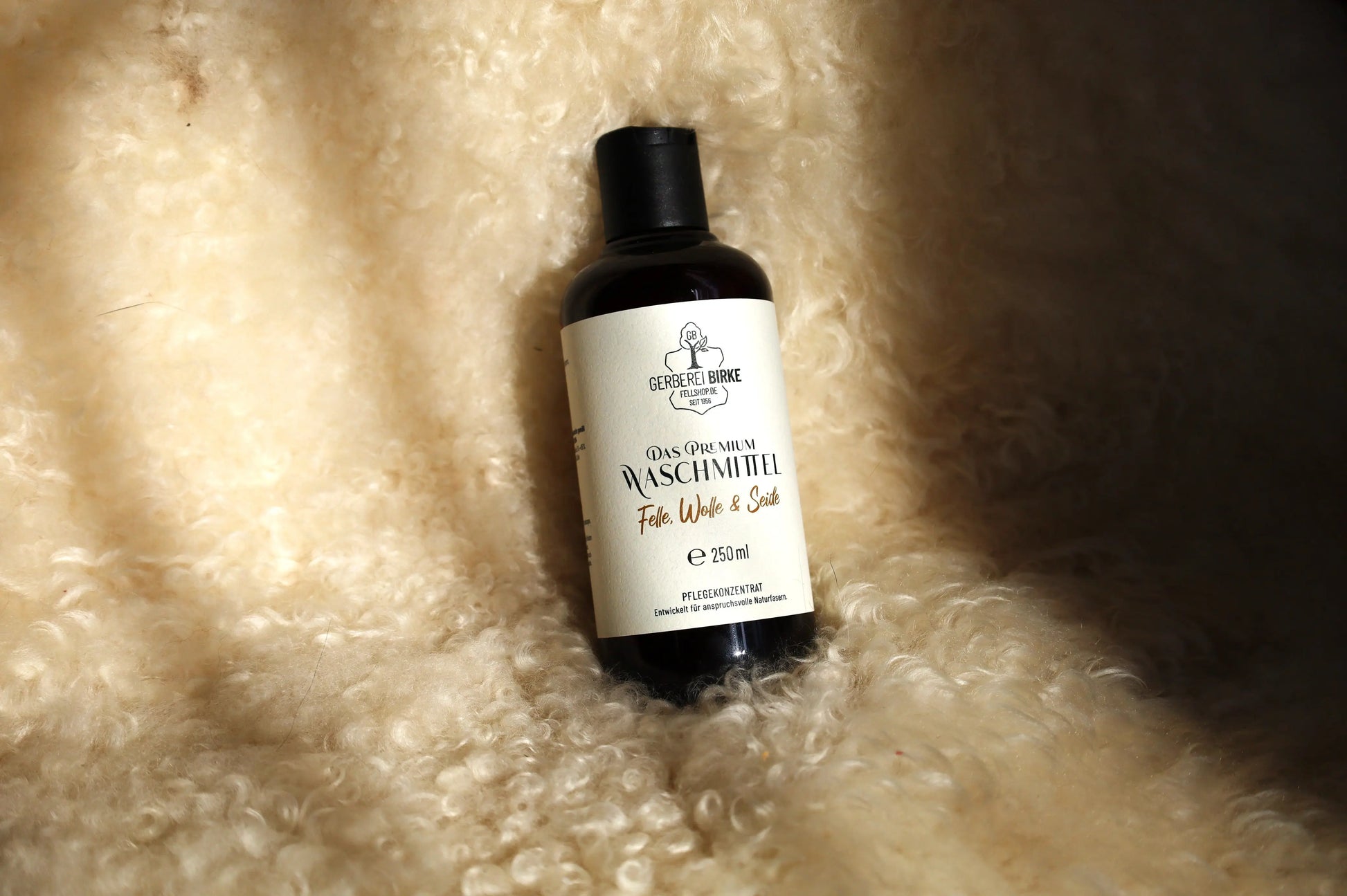 Das Premium Waschmittel Felle, Wolle & Seide Gerberei Birke Fellshop