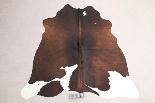 Kuhfell Braun Weiß Schwarz (1517) 1-2 qm