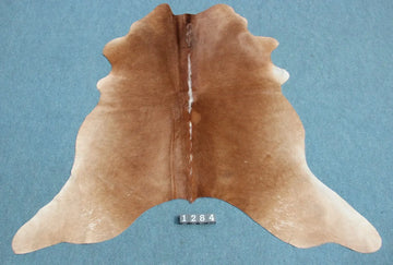 Kuhfell Braun-Beige - KF 1284  Gerberei Birke Fellshop: Gesamtaufnahme