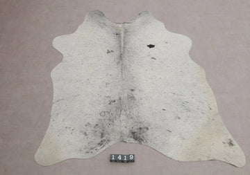 Kuhfell Grau Salz & Pfeffer (1419) 1-2 qm  Gerberei Birke Fellshop: Gesamtaufnahme