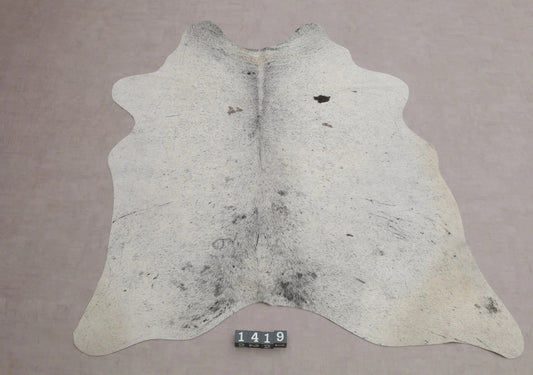 Kuhfell Grau Salz & Pfeffer (1419) 1-2 qm  Gerberei Birke Fellshop: Gesamtaufnahme