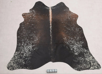 Kuhfell Braun Schwarz Weiß (1450) 1-2 qm  Gerberei Birke Fellshop: Gesamtaufnahme
