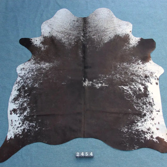 Kuhfell Schwarz Grau Weiß (2454) 2-3 qm  Gerberei Birke Fellshop: Gesamtaufnahme