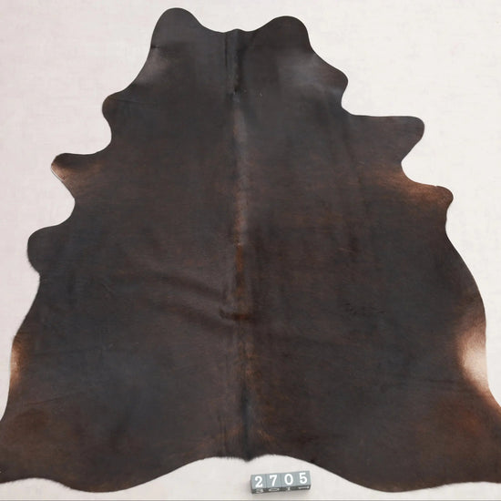 Kuhfell Braun Schwarz Beige (2705) 2-3 qm  Gerberei Birke Fellshop: Gesamtaufnahme