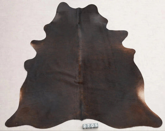 Kuhfell Braun Schwarz Beige (2705) 2-3 qm  Gerberei Birke Fellshop: Gesamtaufnahme