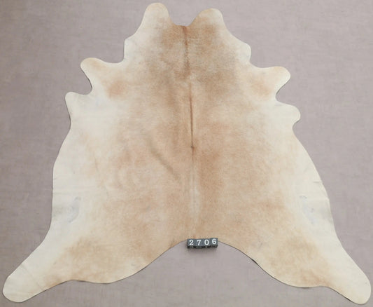 Kuhfell Beige Weiß (2706) 2-3 qm  Gerberei Birke Fellshop: Gesamtaufnahme