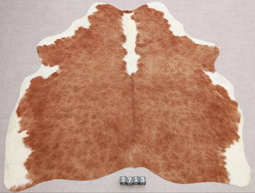 Kuhfell Beige Weiß Natürlicher Giraffenlook (2713) 2-3 qm  Gerberei Birke Fellshop: Gesamtaufnahme
