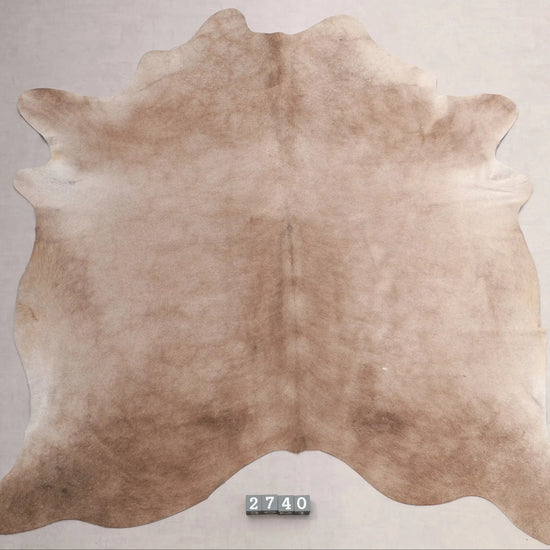 Kuhfell Beige Braun (2740) 2-3 qm  Gerberei Birke Fellshop: Gesamtaufnahme