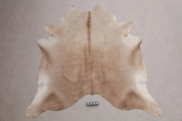 Kuhfell Beige Braun (2742) 2-3 qm  Gerberei Birke Fellshop: Gesamtaufnahme