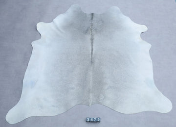 Kuhfell Grau Weiß (3475) 3-4 qm  Gerberei Birke Fellshop: Gesamtaufnahme