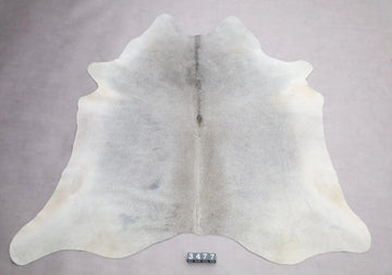 Kuhfell Grau Weiß Beige (3477) 3-4 qm  Gerberei Birke Fellshop: Gesamtaufnahme