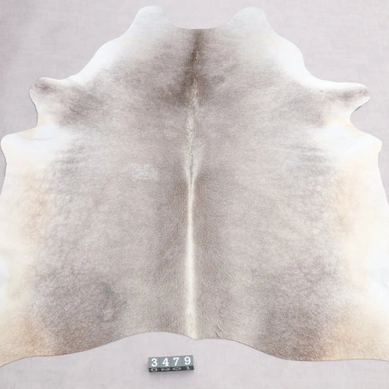 Kuhfell Grau Weiß Beige (3479) 3-4 qm  Gerberei Birke Fellshop: Gesamtaufnahme