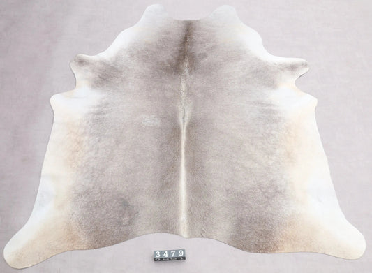 Kuhfell Grau Weiß Beige (3479) 3-4 qm  Gerberei Birke Fellshop: Gesamtaufnahme
