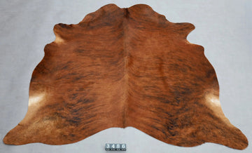 Kuhfell Braun Schwarz getigert (3486) 3-4 qm  Gerberei Birke Fellshop: Gesamtaufnahme
