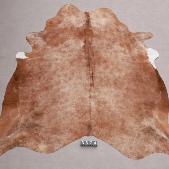 Kuhfell Braun Beige (3574) 3-4 qm  Gerberei Birke Fellshop: Gesamtaufnahme