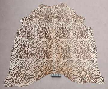 Kuhfell Schwarz Weiß Zebra (3586) 3-4 qm  Gerberei Birke Fellshop: Gesamtaufnahme