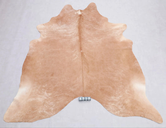 Kuhfell Braun Beige (4218) XXL 4-5 qm  Gerberei Birke Fellshop: Gesamtaufnahme