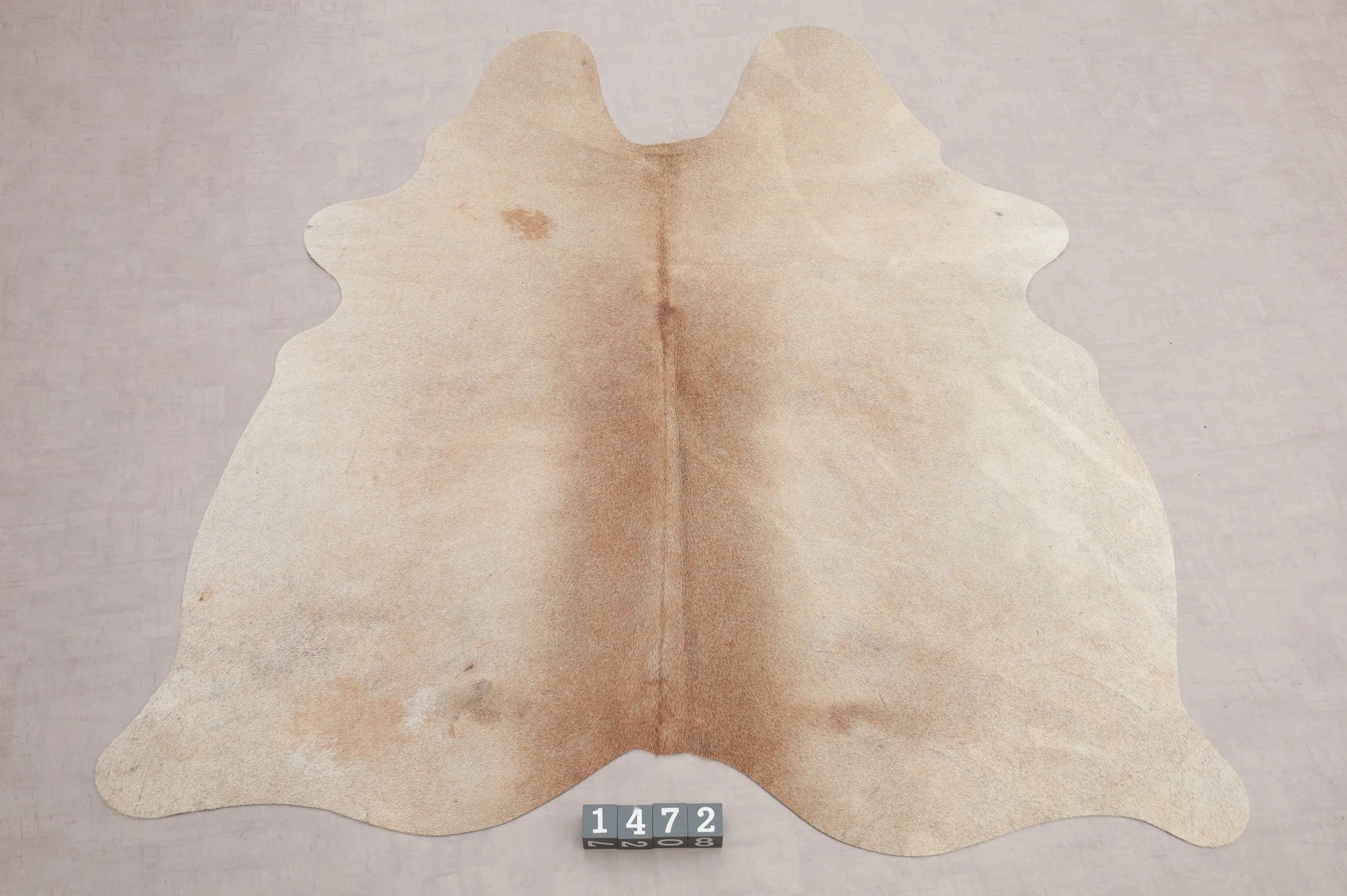 Kuhfell Beige Braun (1472) 1-2 qm Gesamtaufnahme