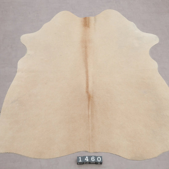 Kuhfell Beige gleichmäßig (1460) 1-2 qm