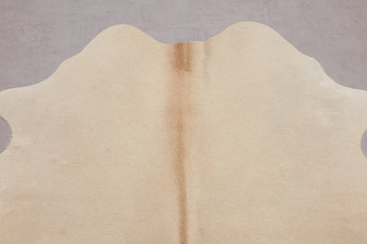 Kuhfell Beige gleichmäßig (1460) 1-2 qm Halsansicht