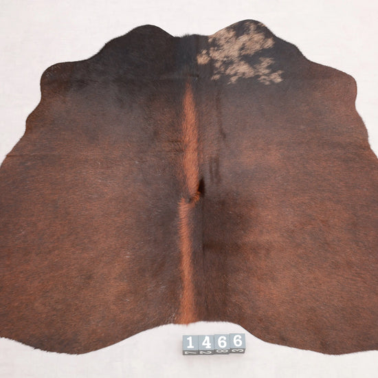 Kuhfell Braun Schwarz gefleckt (1466) 1-2 qm Gesamtaufnahme