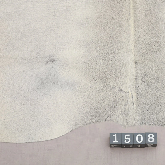 Kuhfell Grau Beige Weiß (1508) 1-2 qm Nahaufnahme Rückenende