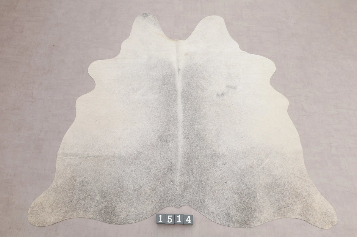 Kuhfell Grau Weiß Beige (1514) 1-2 qm Gesamtaufnahme