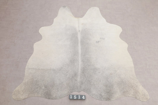 Kuhfell Grau Weiß Beige (1514) 1-2 qm Gesamtaufnahme
