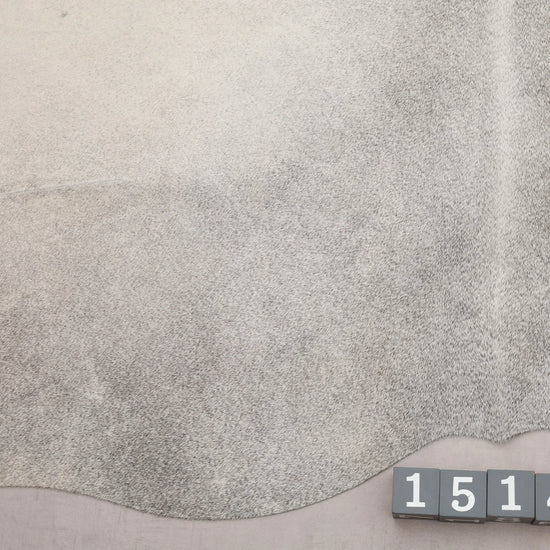 Kuhfell Grau Weiß Beige (1514) 1-2 qm Nahaufnahme Rückenende